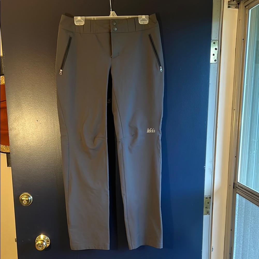 REI Gray Outdoor Pants Women’s Hiking Softshell